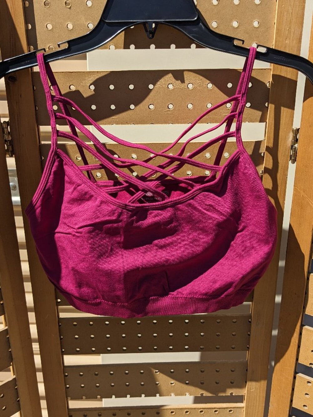 Zenana Outfitters Criss-Cross Straps Sports Bra Sz 1X/2X